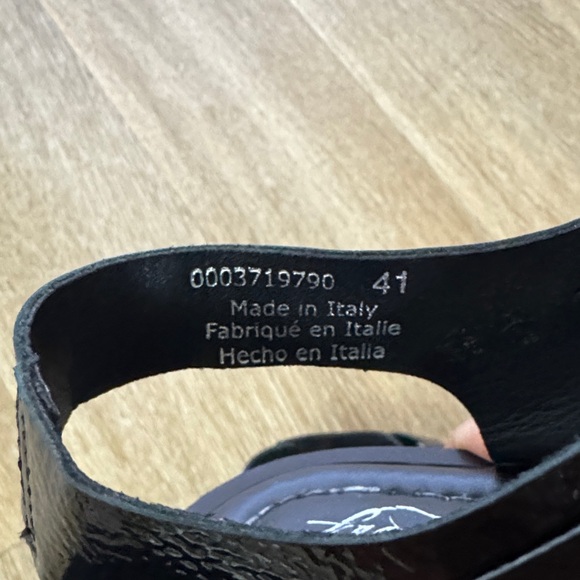 Free People Finn Platform Fisherman Sandal Black Patent Leather Size 41 US 10 - Picture 14 of 15